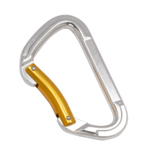 CE Zertifikat D Typ Bergsteigen 23KN Aluminium Karabiner